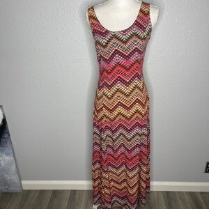 Women's Lord‎ & Taylor multi color maxi dress S/P perfect for summer